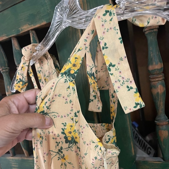 EUC Paige Tamika Tiered Sundress in Butter Multi - XS - Picture 5 of 11